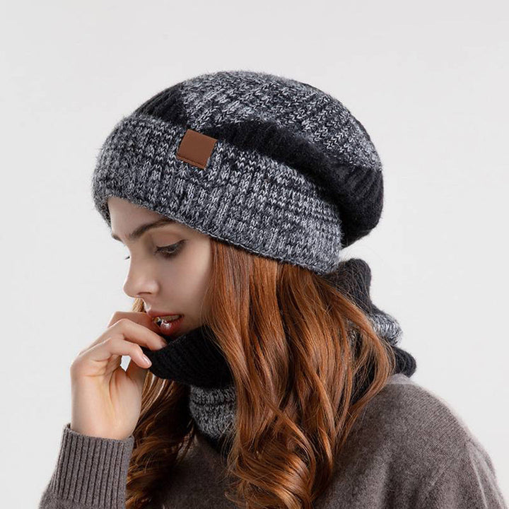 CozyWrap Sett – Trendy Lue og Skjerf for Vinter Skanto