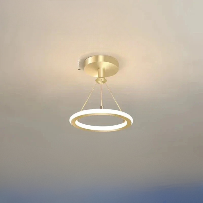 Moderne LED taklampe for gang og entréområde, minimalistisk belysning | Skanto