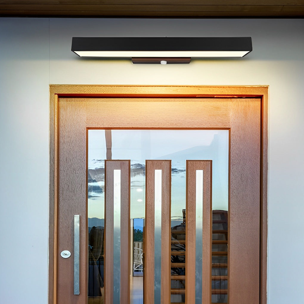 Skanto | Moderne LED vegglampe med bevegelsessensor og svart hus