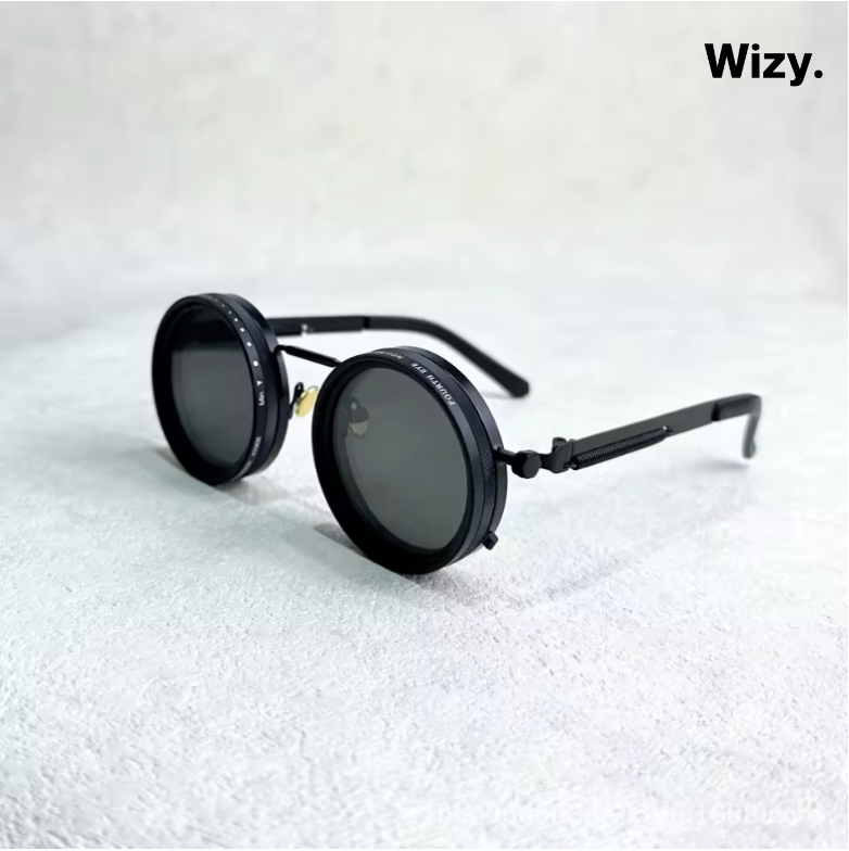 Skanto | ShadowSunglasses | Solbriller med svarte linser Stilig UV-beskyttelse Motemode