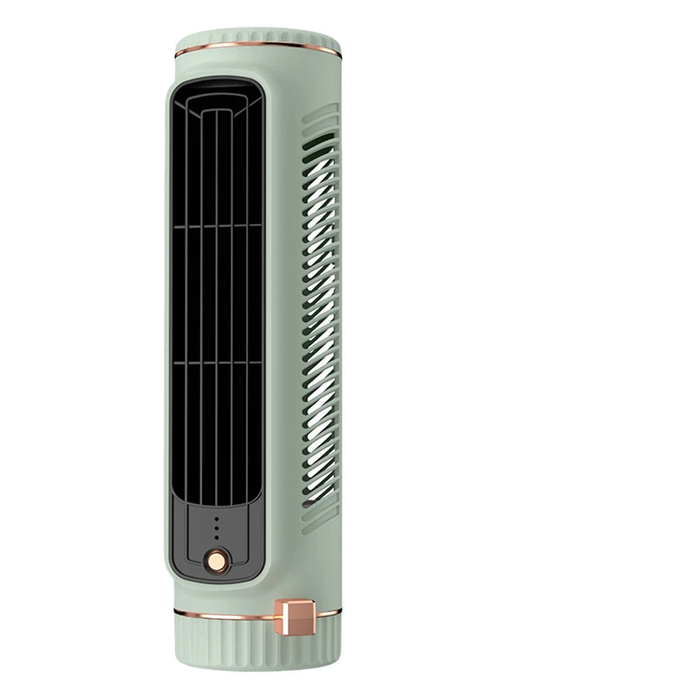 Skanto | CoolBreeze Mini – Bærbar bladløs tårnvifte med USB-ladingsfunksjon