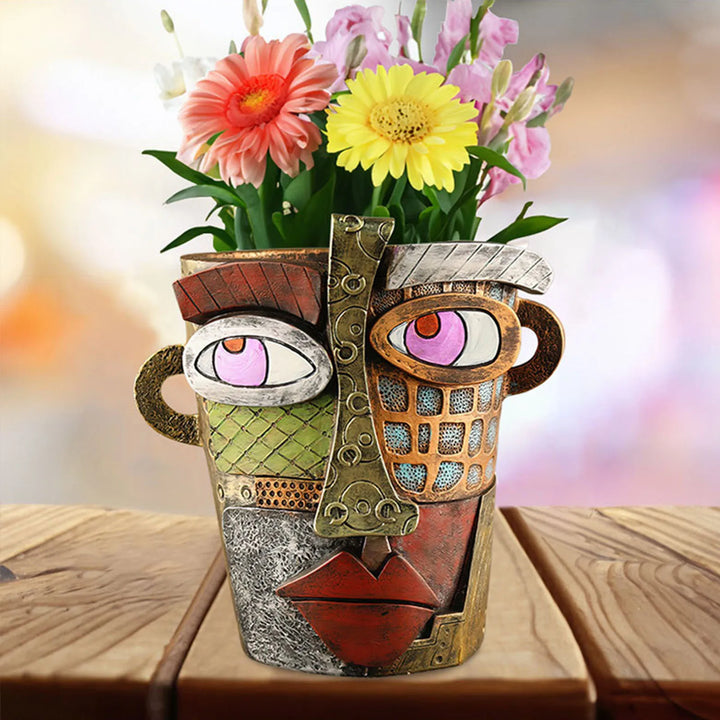 Skanto | Stilig Abstrakt Kkunst Blomsterpotte Ornamenter - RetroVisage