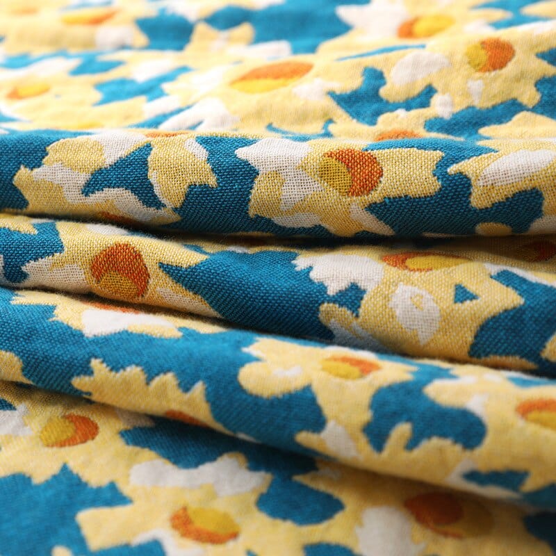Bloom Pastoral Flower Wurfdecke | Skanto