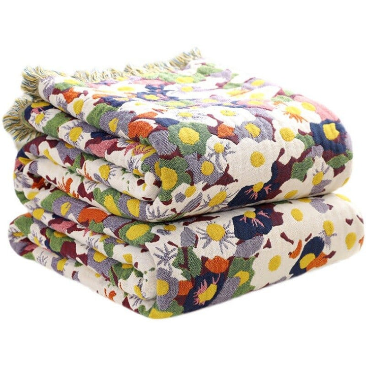 Bloom Pastoral Flower Wurfdecke | Skanto