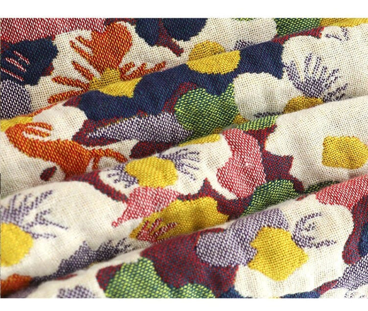 Bloom Pastoral Flower Wurfdecke | Skanto