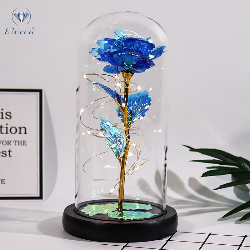 Rose i Glass Dome Display | Skanto