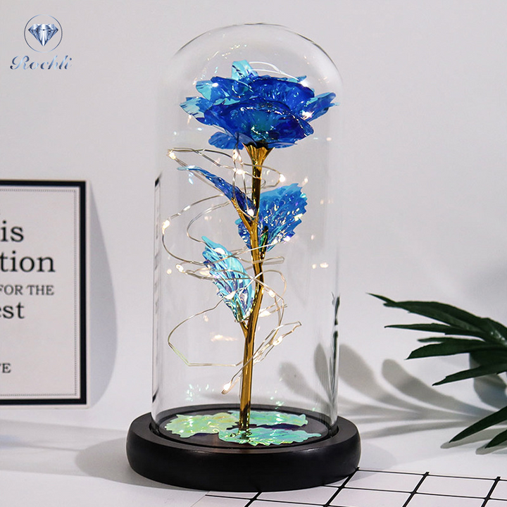 Rose i Glass Dome Display | Skanto