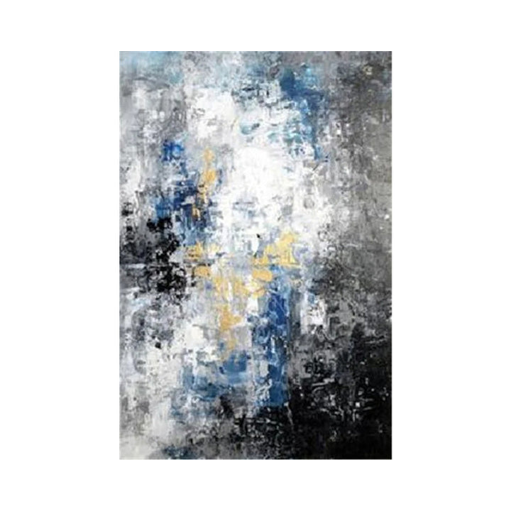 Blue Gray Modern Abstract Wall Art Fine Art Canvas Prints Posters Pictures For Living Room Home Office Art Decor | Skanto