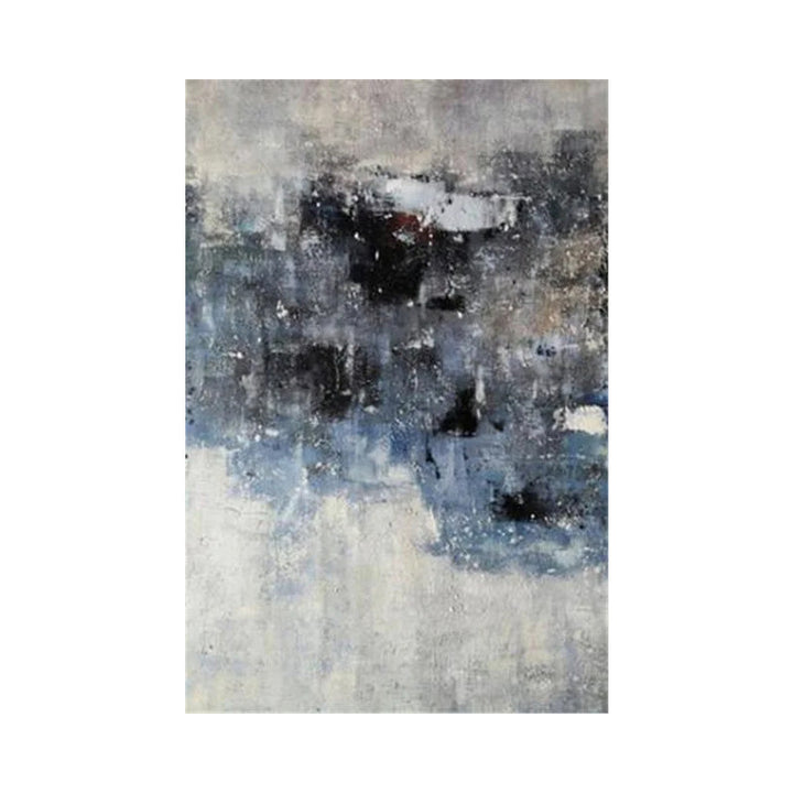 Blue Gray Modern Abstract Wall Art Fine Art Canvas Prints Posters Pictures For Living Room Home Office Art Decor | Skanto