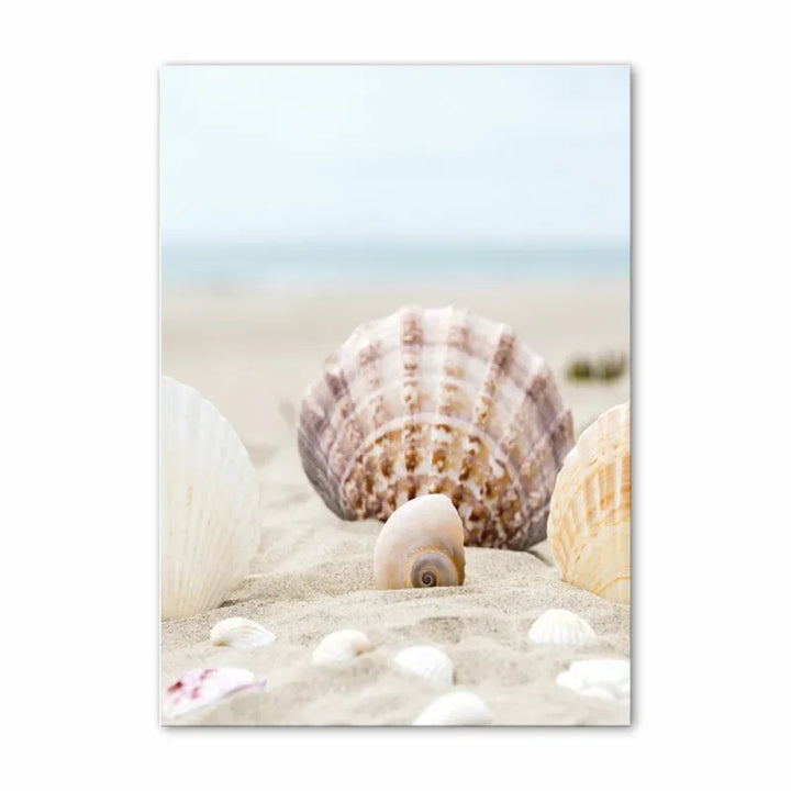 Blauer Ozean Strand Landskap Tropisk Ferie Reise Drømmer Veggkunst Fin Kunst Lærredstrykk Plakat Sommer Galleri Veggbilder for Stue Dekor | Skanto