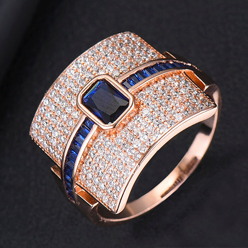 Skanto | Monaco Design Luksuriøs Statement Stabil Ring For Kvinner