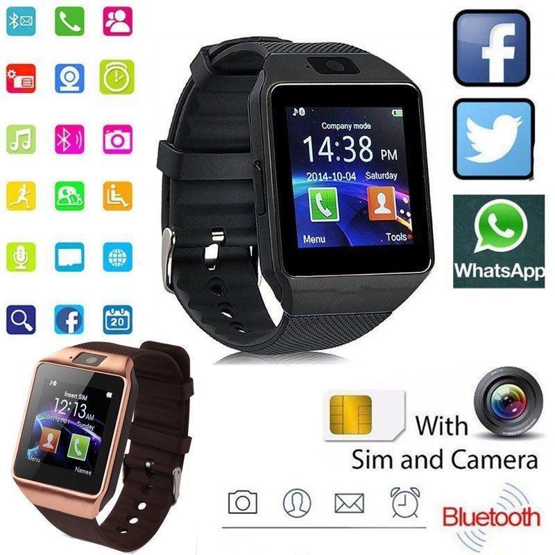 Skanto | Bluetooth Smartklokke DZ09 Android Telefon TF SIM-kort Kamera Menn Kvinner Sport Klokke For Iphone IOS PK Y1 A1 GT08 Smartklokke