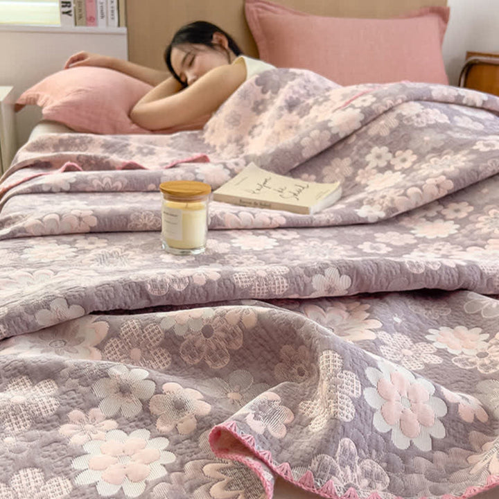 Skanto | Reverie Floral Bomull Gasblader Teppe