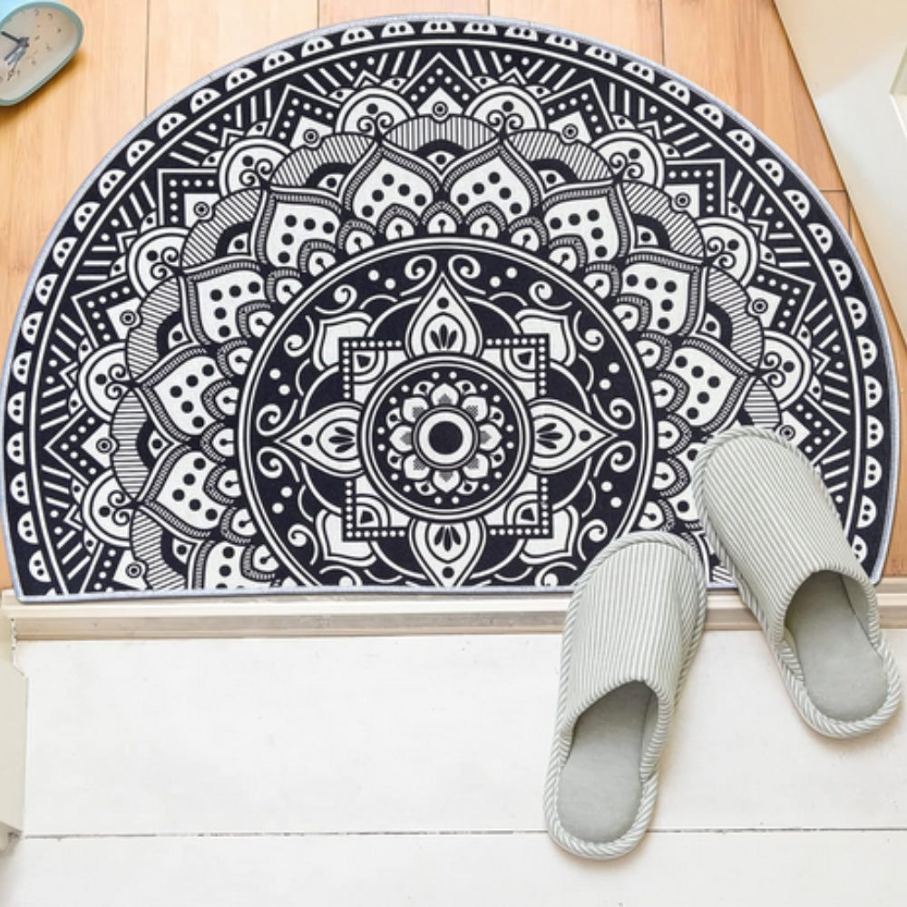 Skanto | Bohemsk Halvrund Mandala Teppe
