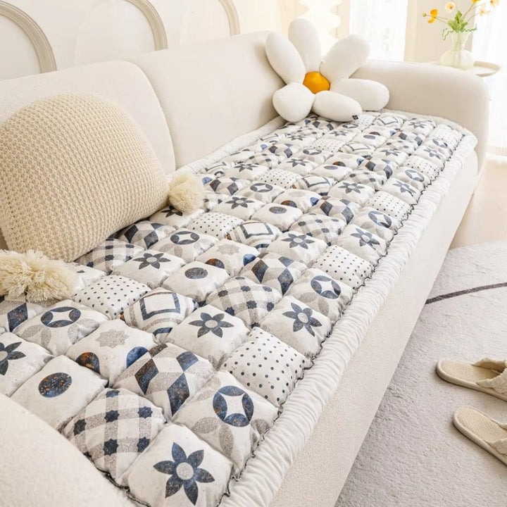 Skanto | Bohemsk Trykt Polstret Sofa Deksel