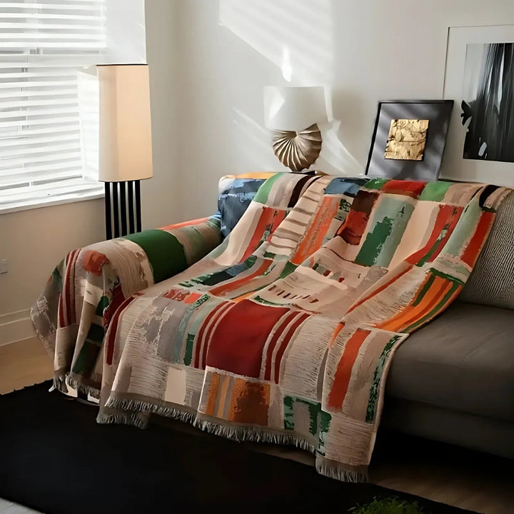 Skanto | Bohemsk Rustikk Geometrisk Sofa Deksel