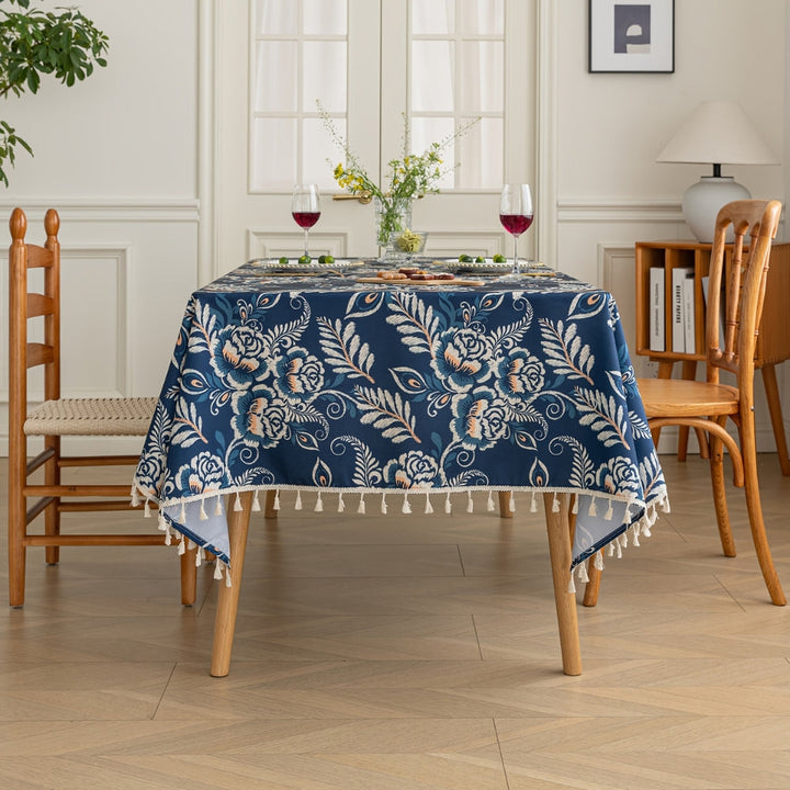 Skanto | Peacock Blossom Boho Floral Dekkebord med dusk