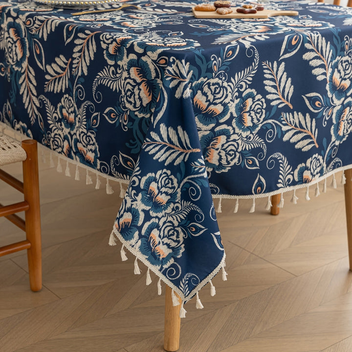 Skanto | Peacock Blossom Boho Floral Dekkebord med dusk