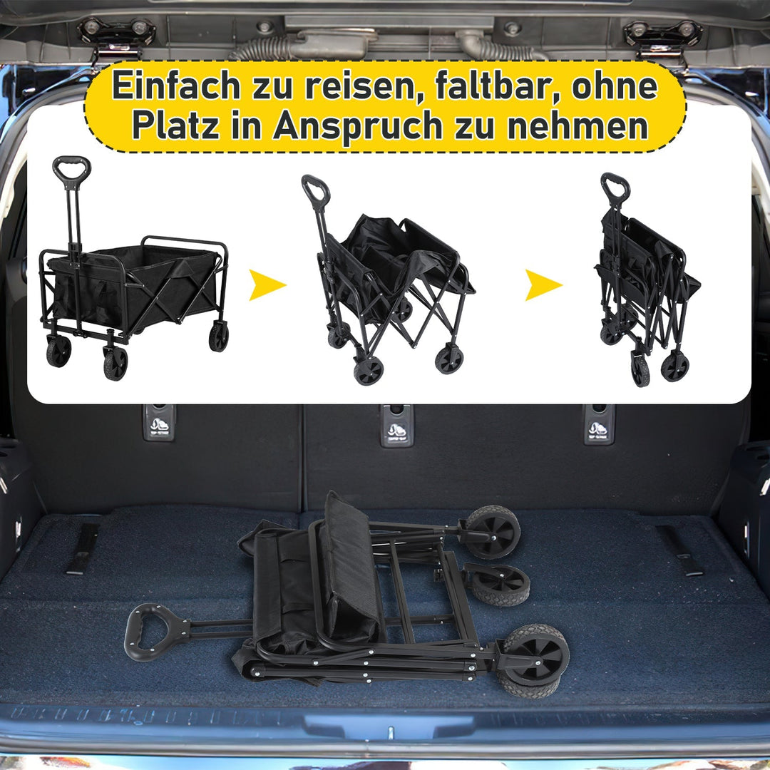 Trolley Transportvogn Sammenleggbar 60L | Skanto