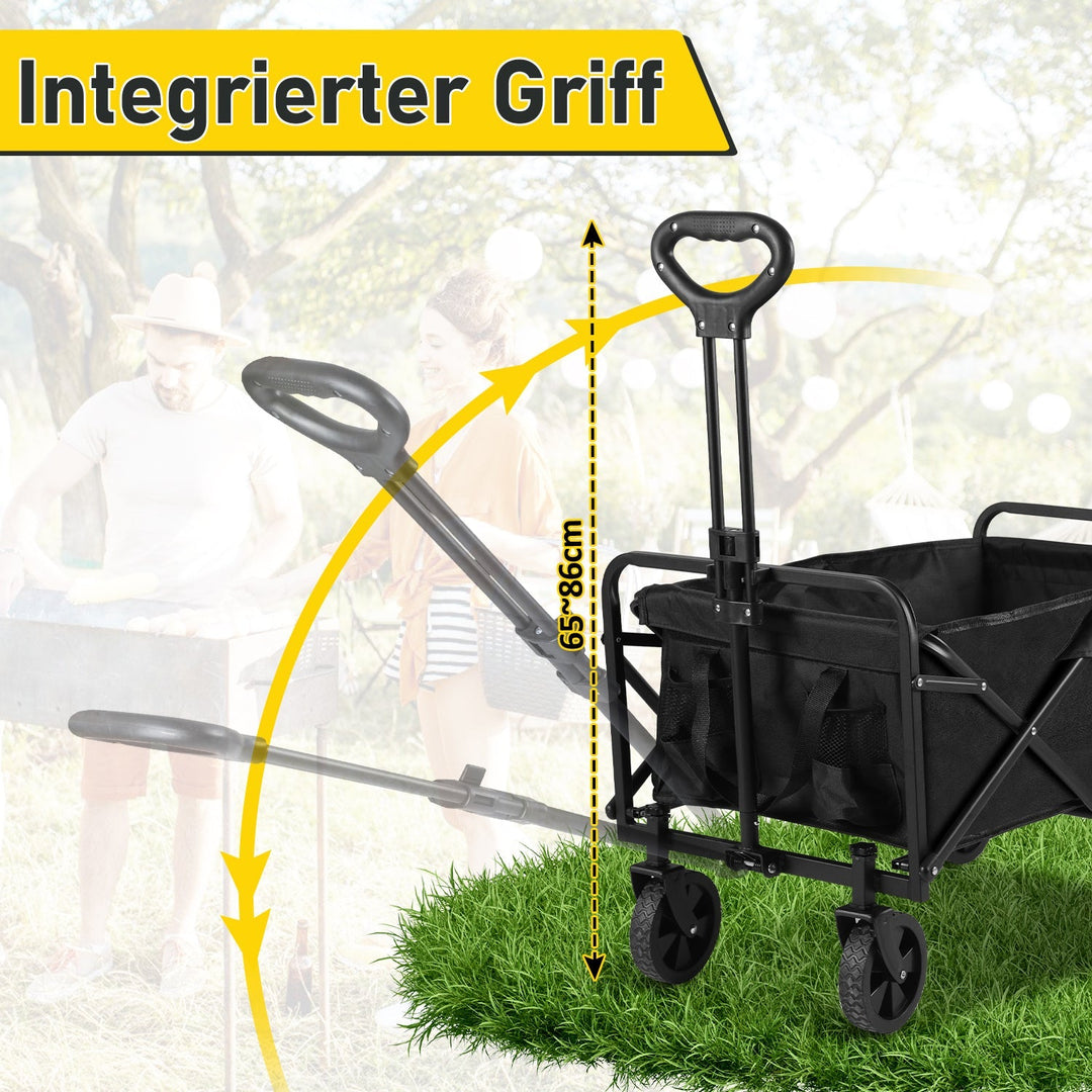 Trolley Transportvogn Sammenleggbar 60L | Skanto