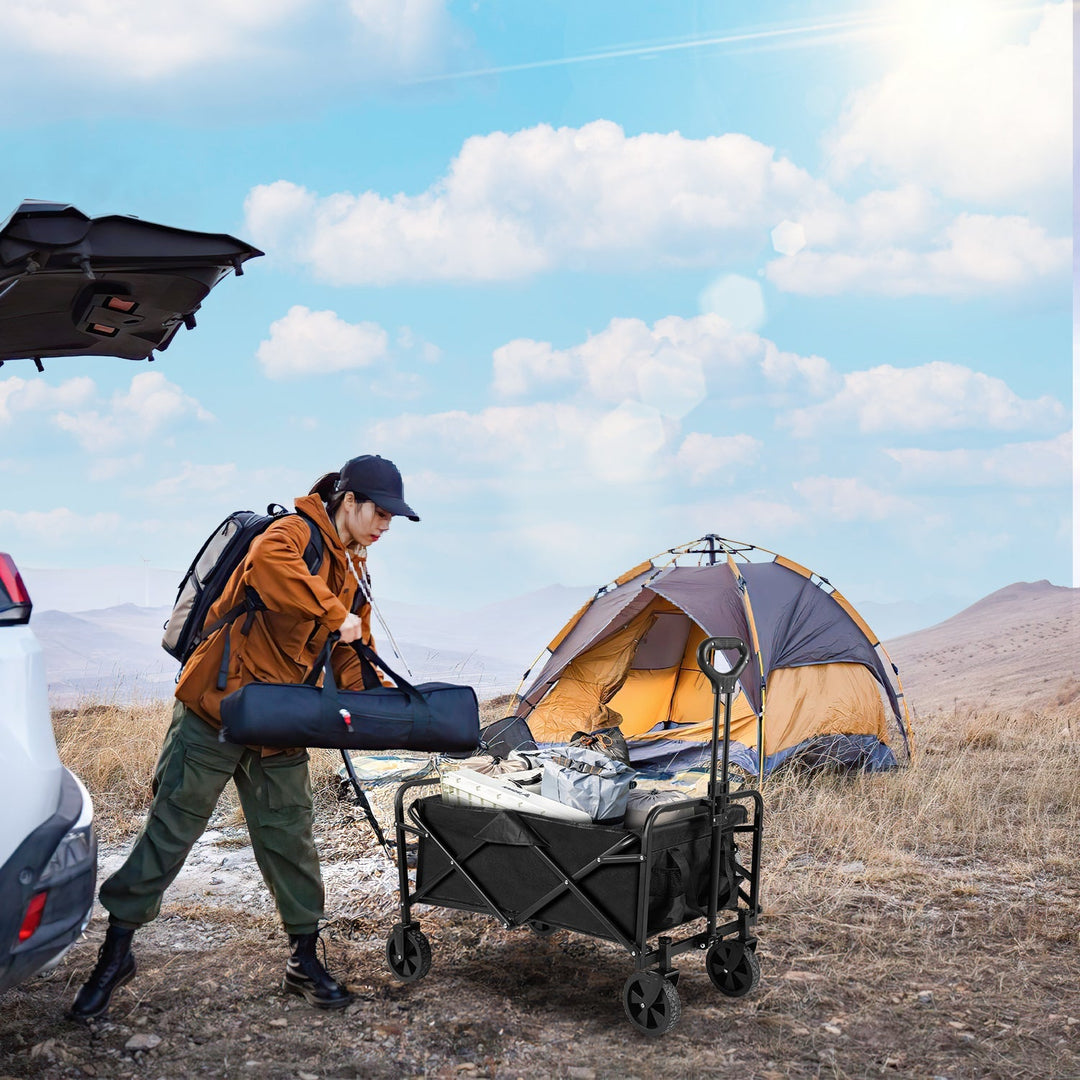 Trolley Transportvogn Sammenleggbar 60L | Skanto
