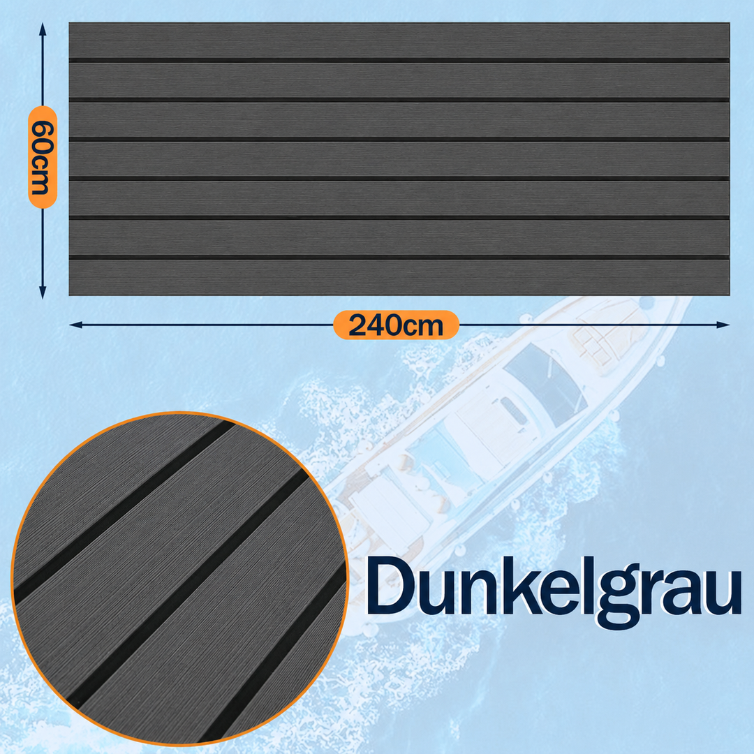 Boot Gulv EVA Teak Gulv Selvklebende | Skanto