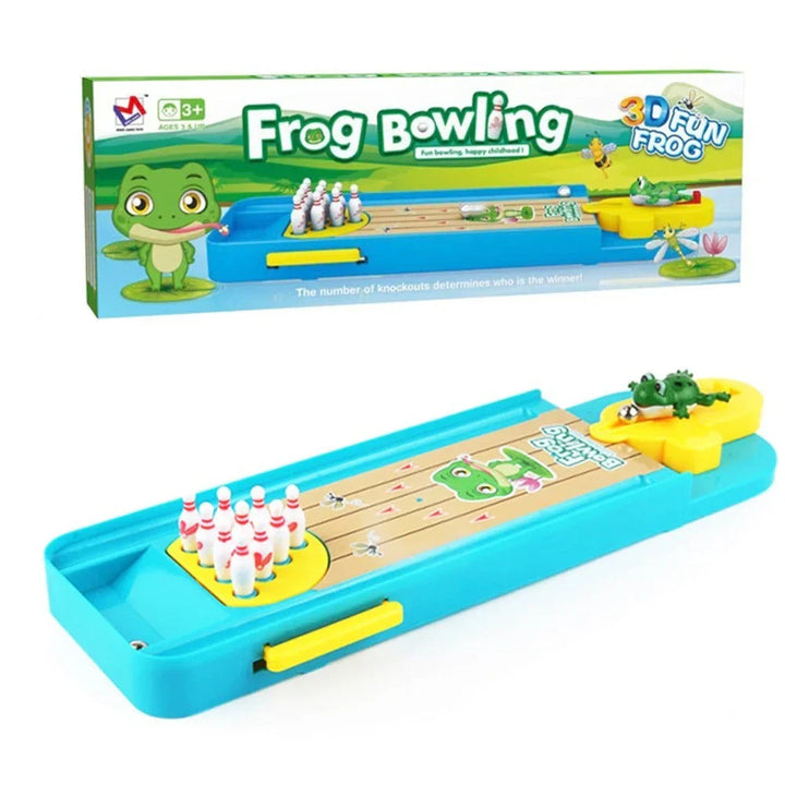 Skanto | Hoppende Frosk Bowlinghall - Fremmer Motoriske Ferdigheter - Mini Bowlinghall
