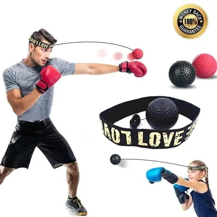 Box Reflex Ball med pannebånd – Reaksjons- og koordinasjonstrening for hjemmet