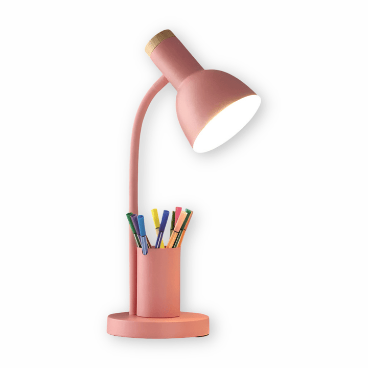 Skanto | LED Bordlampe med Pennholder for Organisering & Stil