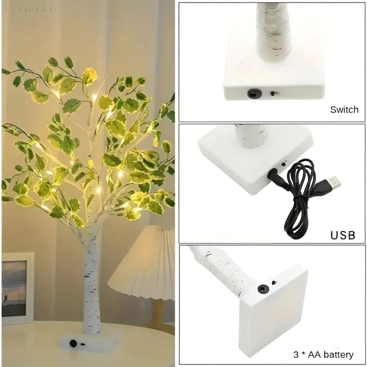 BrightTree Lampe - Lysende Tre Hjem Dekor LED Lys | Skanto