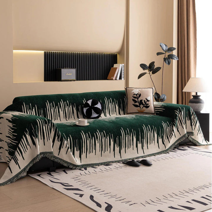 Skanto | Penselstrøk Vertikalt Mønster Chenille Sofa Trekk