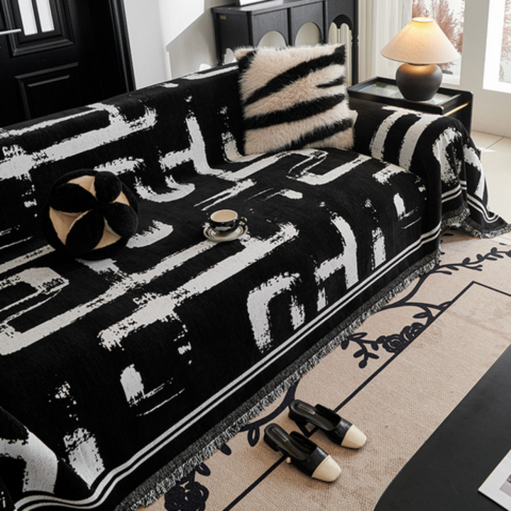 Skanto | Penselstrøk Kunst Sofa Dekor