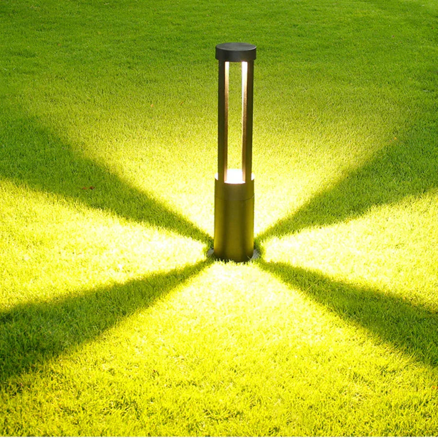 StoneGlow - Energieeffektiv LED Hage Postlampe | Vannavstøtende og Moderne Utendørs Belysning | Skanto