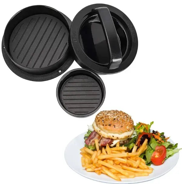 Burgerpresse med vridningslås for perfekte burgere | Skanto