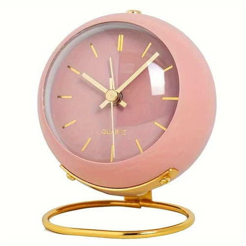 Skanto | Retro Analog Vekkerklokke med Stille Bevegelse