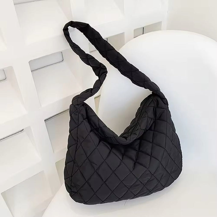Skanto | Polstret Ballett Extra Large Puffer Tote Crossbody Polstret Skulderveske