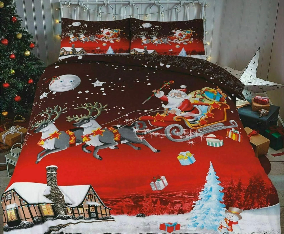 Skanto | Julehilsen KING Size Duvet Sett