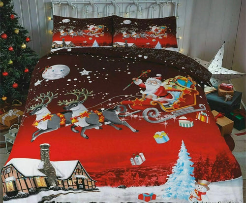 Skanto | Julehilsen KING Size Duvet Sett