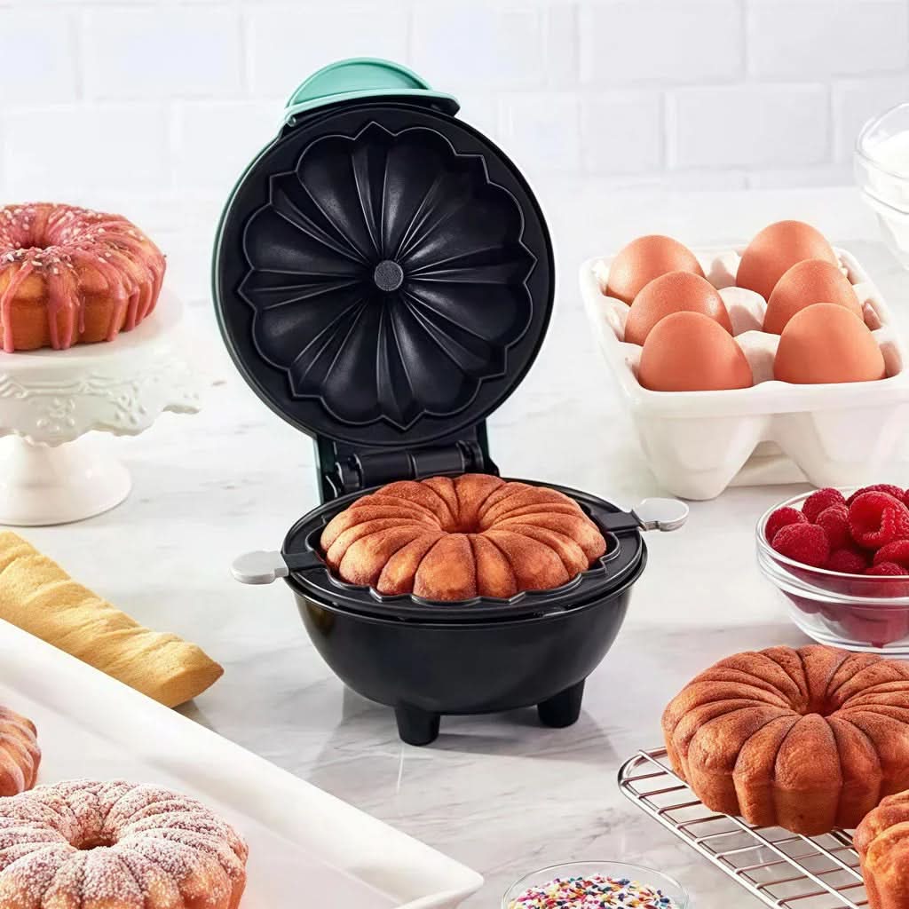 Skanto | Mini Bundt Cake Maker for Quick Treats with Non-Stick Coating