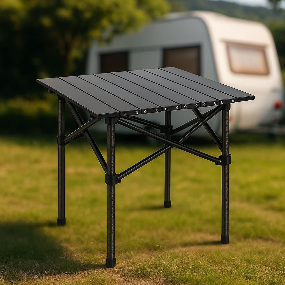 Klappbarer Gartentisch mit hitze- und kratzfester Oberfläche