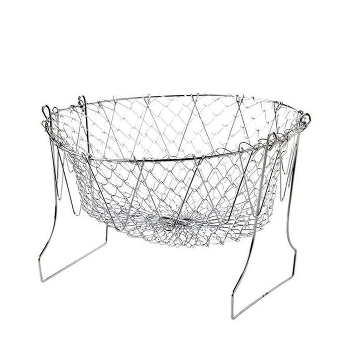 Stainless Steel Retractable Strainer Cooking Basket | Skanto