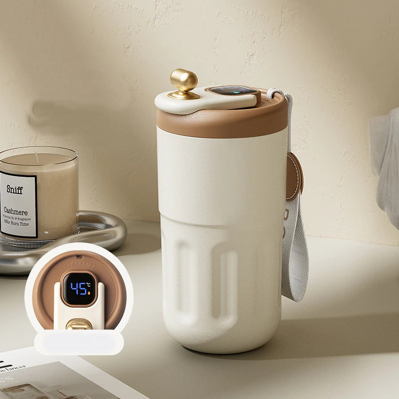 Skanto | Bærbar Smart Rustfritt Stål Kaffe Koppe