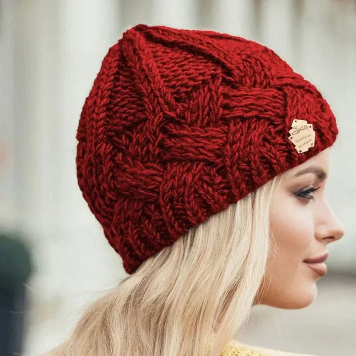 Weiche, gestrickte Wintermütze für Damen und Herren