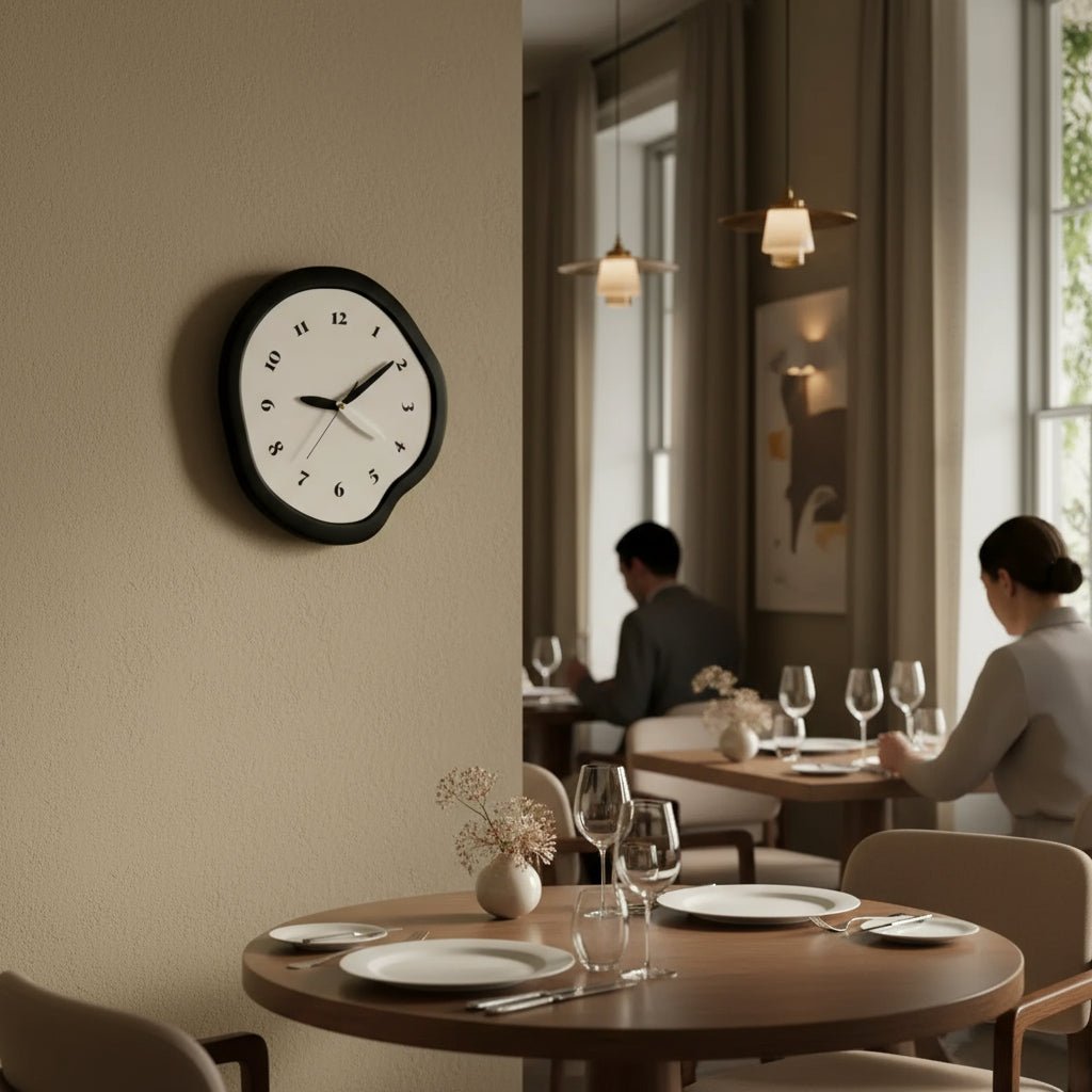 Skanto | Moderne Abstrakt Veggklokke med Elegant Akrylfinish