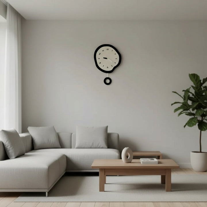 Skanto | Moderne Abstrakt Veggklokke med Elegant Akrylfinish