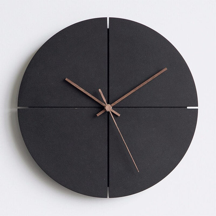 Minimalistisk veggklokke 28 cm – Moderne design i rund og firkantet utførelse for hjem og kontor