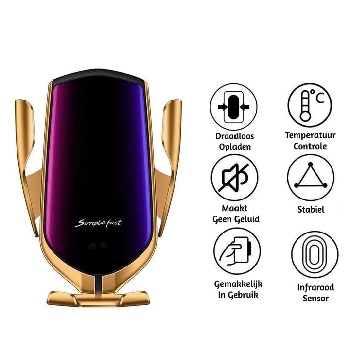 Skanto | Trådløs bilmontering med automatisk klem og 360° rotasjon