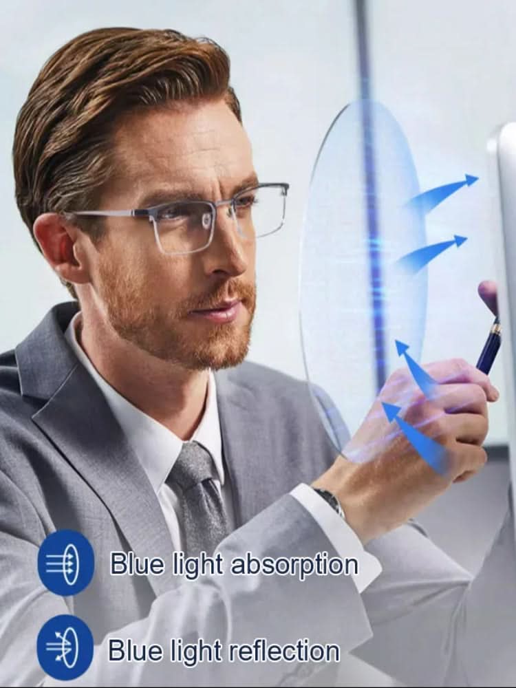 Ultraleichte Lesebrille med Blaulichtfilter