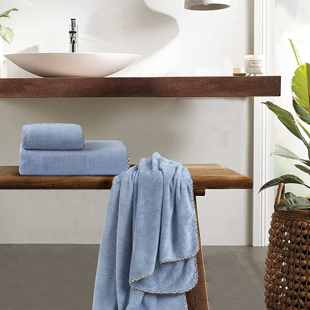 Skanto | Veluvon QuickDry Håndkle | Premium Mikrofiber Håndkle | Hurtigtørkende & Svært Absorberende | Myk, Lett & Reisesmart