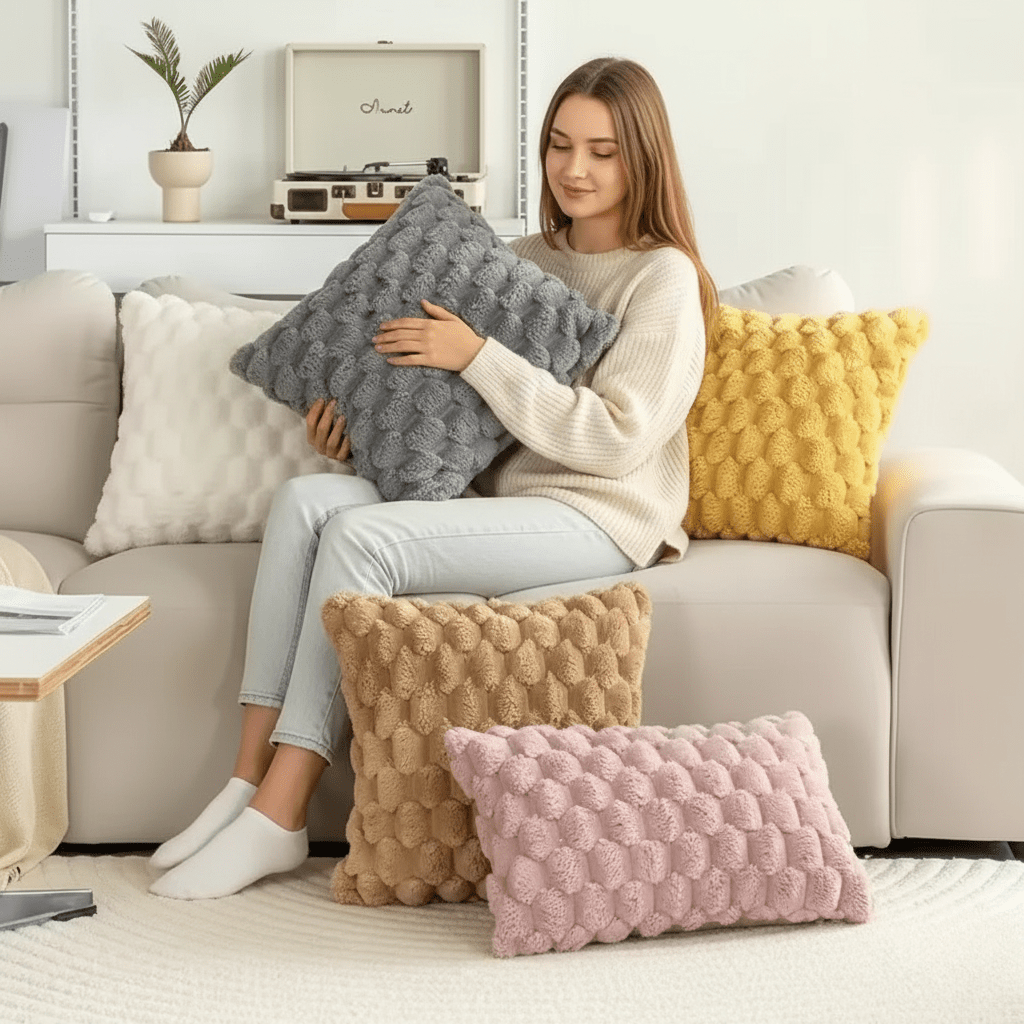 Skanto | Marshmallow putetrekk med stilfullt 3D-design